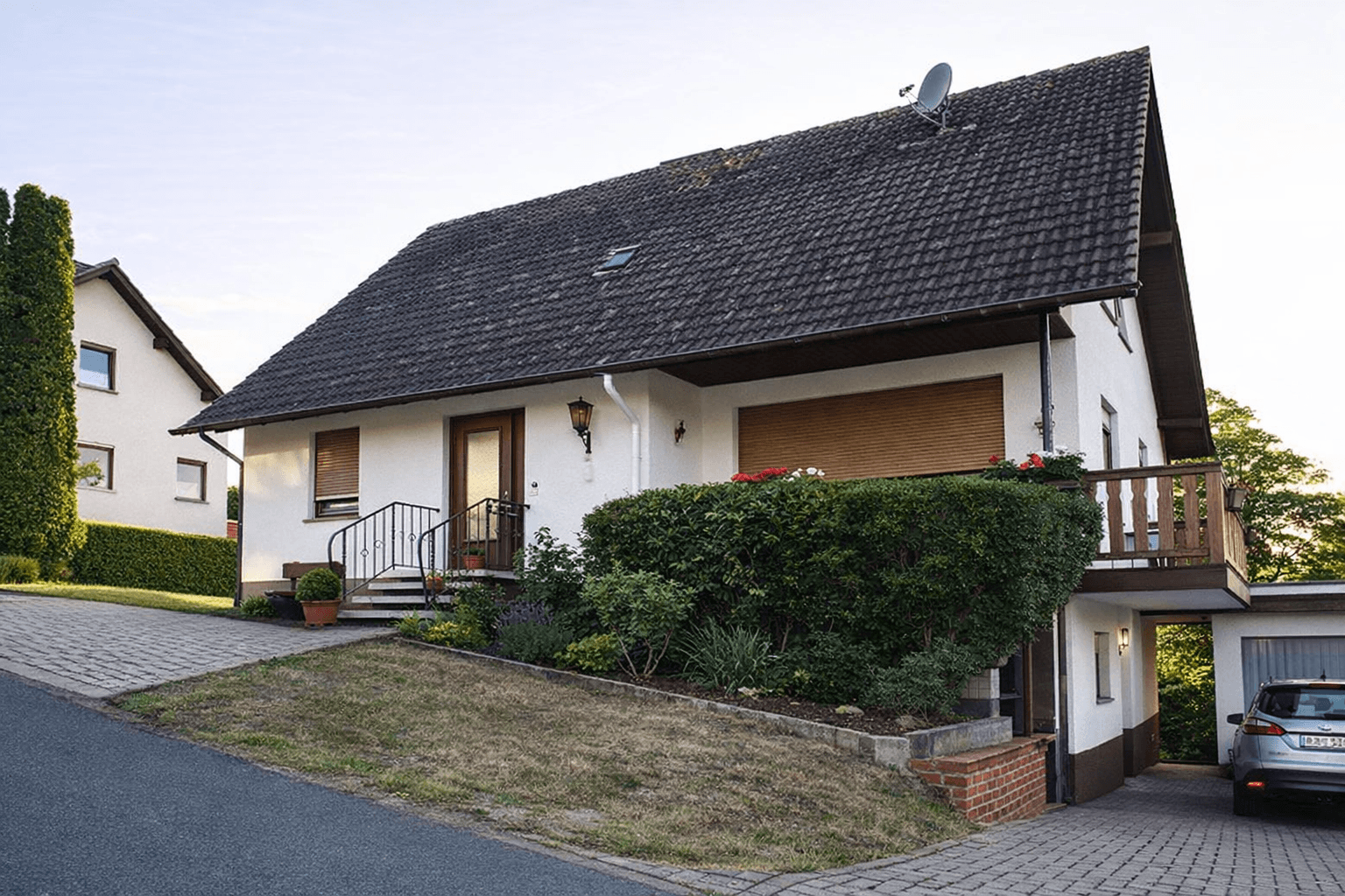 Außenansicht der Ferienwohnung FUNTI am Edersee